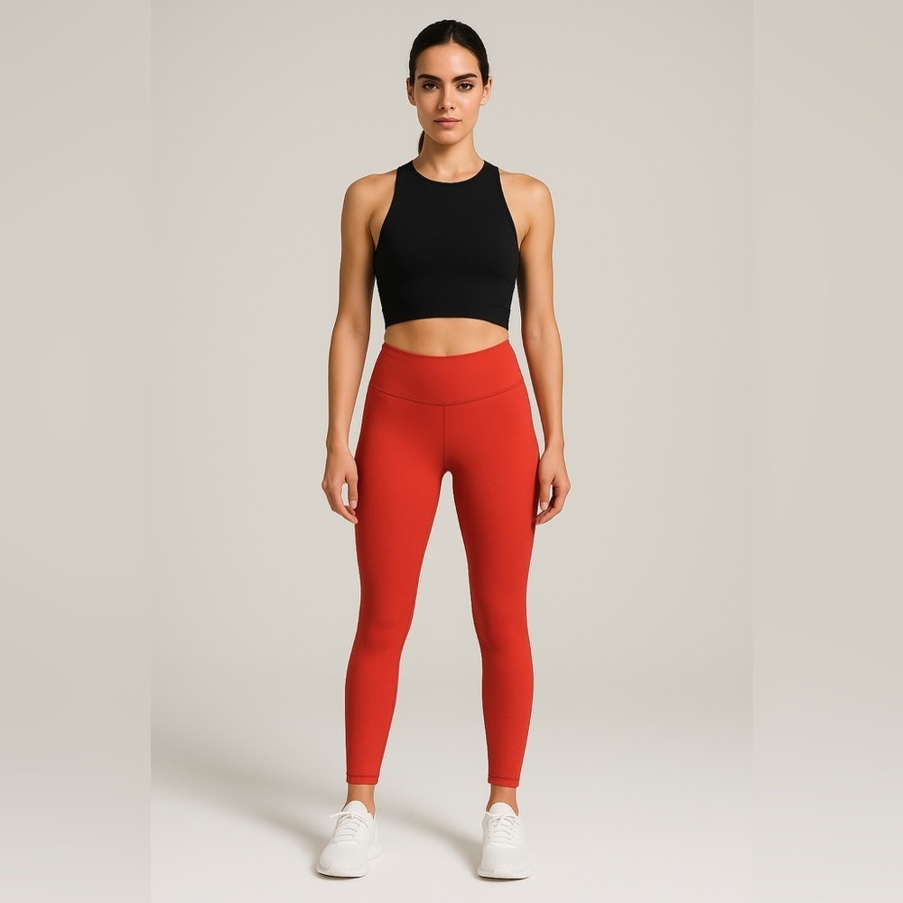 π LULULEMON Leggings - Rust Orange/Red (π - Picture 10 of 10